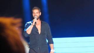 Boyzone 'Love You Anyway' Keith Duffy Talking to audience Epsom Downs Live BZ20 Tour July 2014