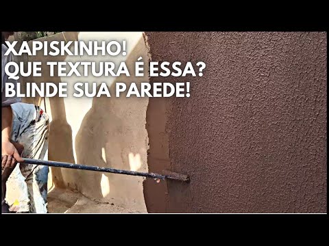 Reformei o muro! Ficou incrível a reforma! Que textura é essa?