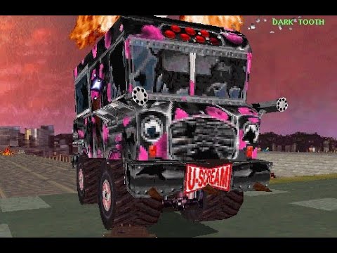 Twisted Metal 2 Gameshark- Dark tooth with special (No head)