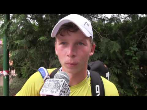 Antonín Bolardt po vítězství ve čtvrtfinále turnaje Pardubická juniorka