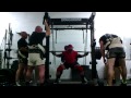 700lbs Squat, (briefs only) Phil harrington