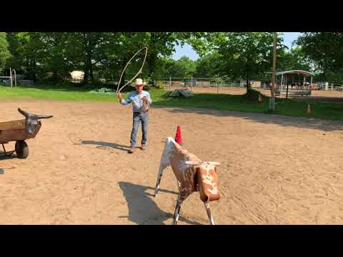 Ranch Roping Lasso Wurf Slow Motion