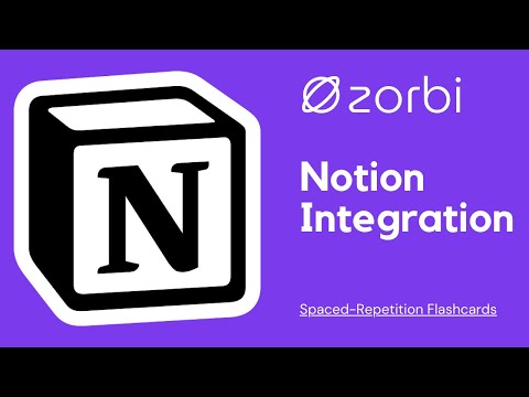 Zorbi - Turn Notion Notes into Flashcards (Spaced-Repetition)
