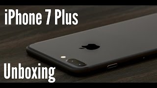 iPhone 7 Plus Unboxing (Matte Black)