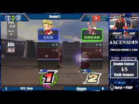 "Ascension 7/2/16" - Soup (Lucas) v. Akuma (Sheik) - Winners R1