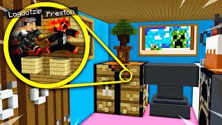 GIANT MINECRAFT HOUSE PARKOUR! (MCPE)