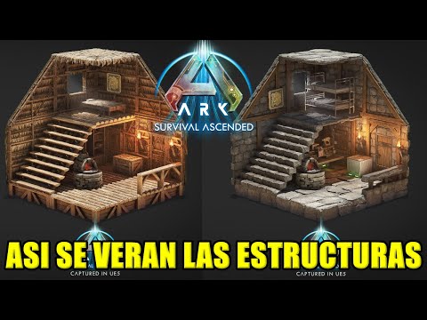ASI ES COMO SE VERAN LAS ESTRUCTURAS EN ARK ASCEND! PARA CUANDO LO BUENO 😡