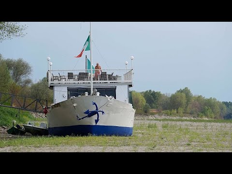 Ach der schöne Po: Italiens längster Fluss Po leidet unter Dürre