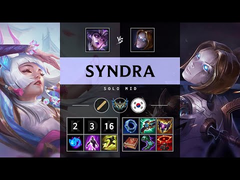 Syndra Mid vs Orianna - KR Challenger Patch 25.13