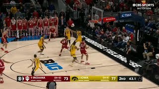 Indiana vs Iowa WILD Ending | 2022 College Basketball