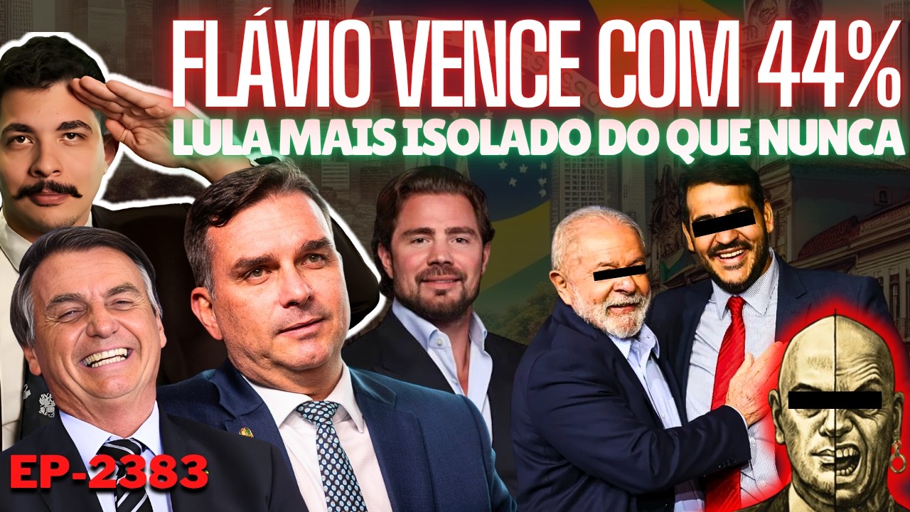 Flávio VENCE em Nova Pesquisa + Delação do PAQUITO: PF vs PGR + Lula Mais ISOLADO do Que Nunca.