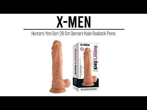 Hunters 28 Cm Damarlı Kalın Realistik Penis