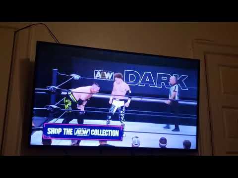 AEW 7.13.2021 RSP (Rickey Shane Page) Back kick body drop