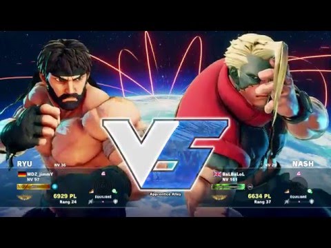 MDZ_JimmY ( Ryu ) VS BaLBaLoL ( Nash ) HD 1080p - Street Fighter 5