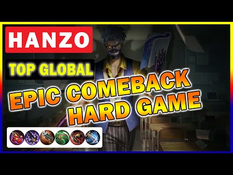 Top 1 Global Hanzo Gameplay | Epic Comeback | IG:TOKOPETANIONLINE | Best Build Mobile Legends 2022