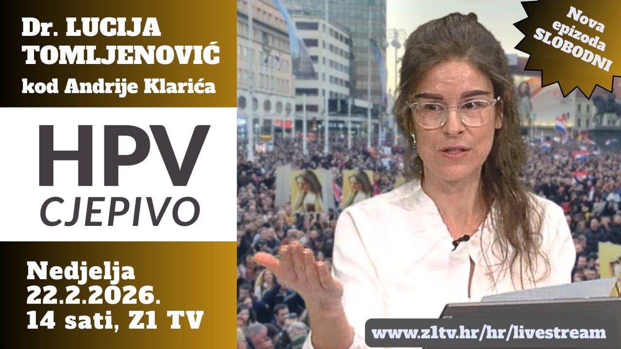 SLOBODNI podcast #141 — Dr. Lucija Tomljenović: HPV Vaccines Do More Harm Than Good