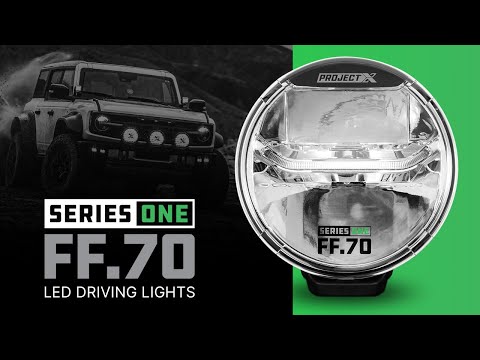 PROJECT X - FF.70 Free Form 7-inch LED Auxiliary Light, Flood Beam