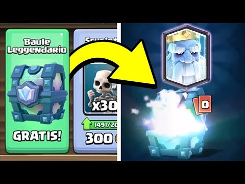 APRO IL BAULE LEGGENDARIO E TROVO... CLASH ROYALE