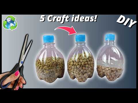 5 Plastic Bottle recycling Ideas you wish you had known sooner! Easy Home Hacks 2024 🌱♻