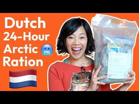 HUGE Arctic Dutch Ration Contains 24 Hours Worth of Food?  🇳🇱 Netherlands MRE