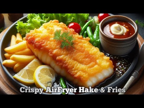 How to make Crispy Airfryer Hake & Fries: Easy & Delicious!
