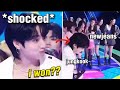 Jungkook's Reaction to Winning over NewJeans During Inkygayo...