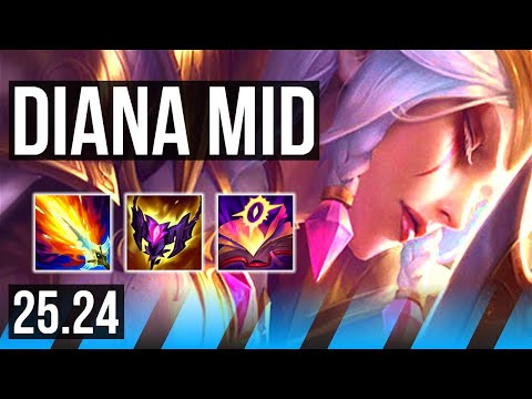 DIANA vs SYLAS (MID) | 55K damage | EUW Master | 25.24