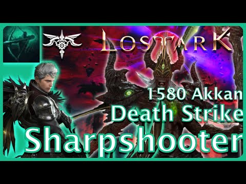Lost Ark - Solo Akkan Death Strike Sharpshooter 1580