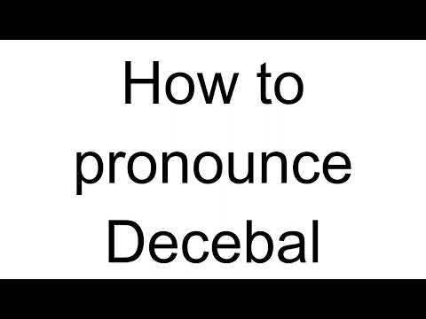 How to Pronounce Decebal (Romanian)