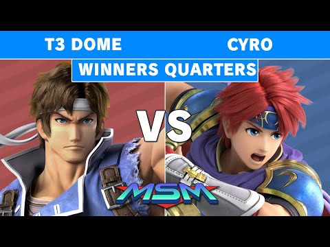 MSM 216 - CG | T3 Dome (Richter) Vs Mazer | Cyro (Roy) Winners Quarters - Smash Ultimate
