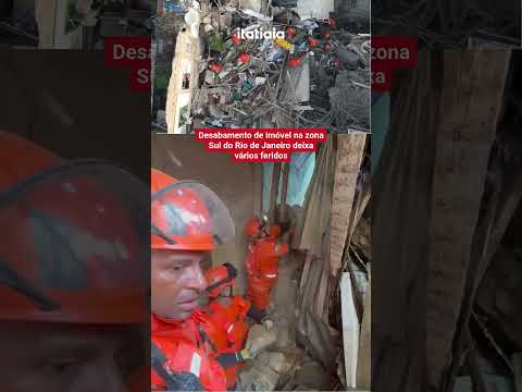 DESABAMENTO DE IMÓVEL NA ZONA SUL DO RIO DE JANEIRO DEIXA VÁRIOS FERIDOS