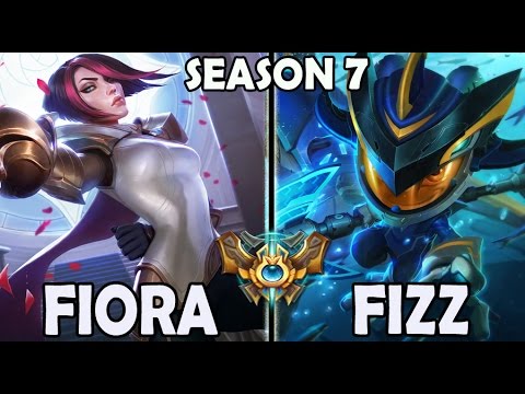 Afreeca Marin plays FIORA TOP vs A Korean FIZZ Ranked Season 7