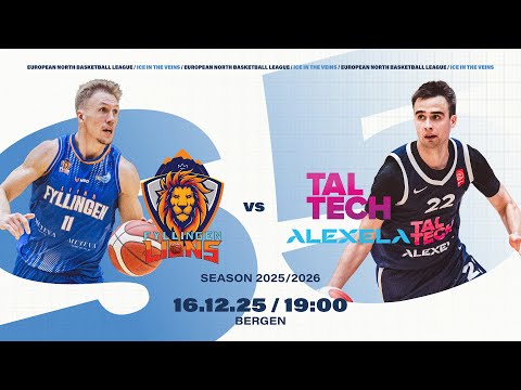 Fyllingen Lions v TalTech/ALEXELA |  Dec 16, 2025, 7:00 PM | ENBLeague 2025/26