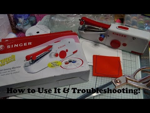 Singer Stitch Sew Quick Review & Tutorial! Tips for Troubleshooting & Sewing!