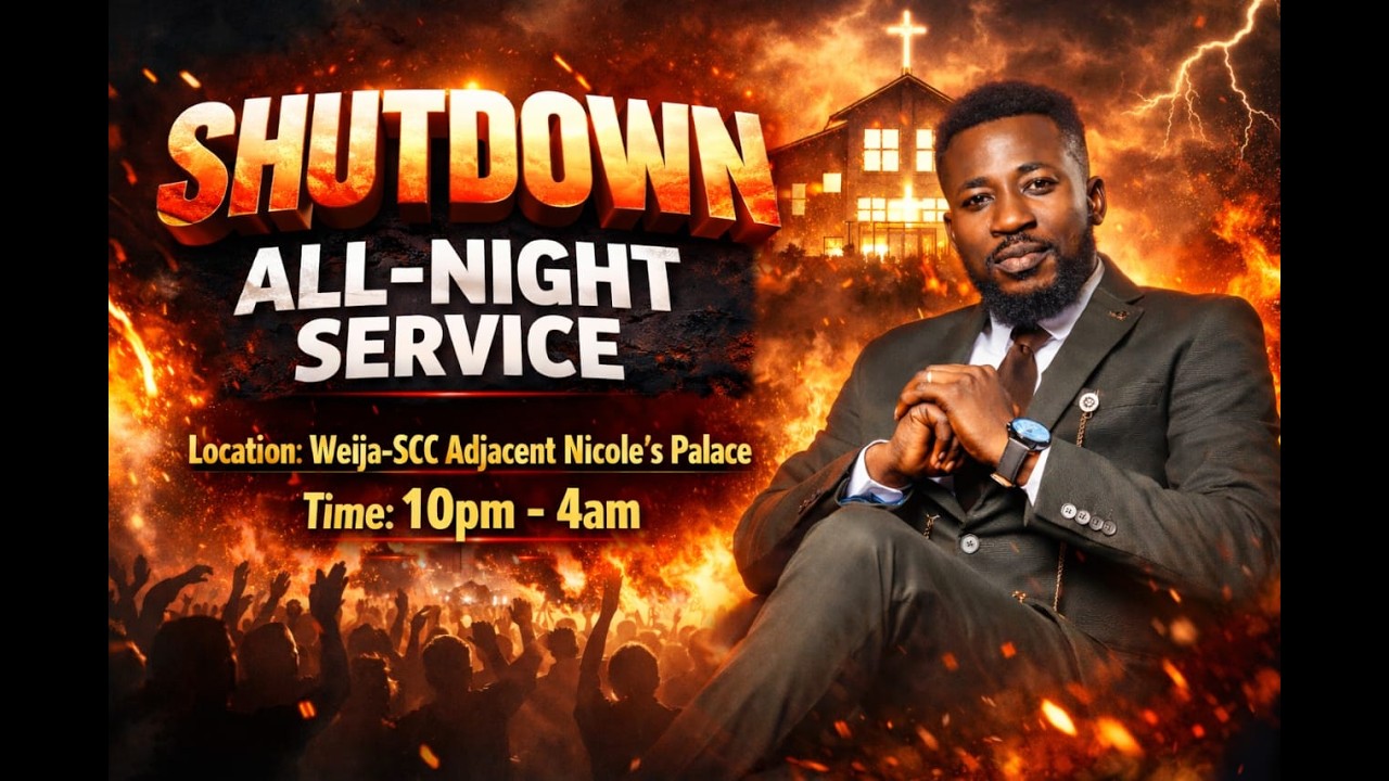 SHUTDOWN ALL NIGHT SERVICE WITH APOSTLE DR ELIEZER - 24TH  APRIL 2026