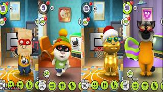 My Talking cat TOM Kid vs Toddler vs Teen vs Adult size funny gameplay for kids