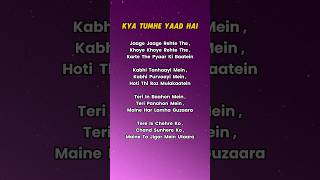 Download lagu Kya Tumhe Yaad Hai 💞. #songlove #songlyrics #karaoke #trywithyourownvoice #kyatumheyaadhai mp3