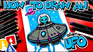 How To Draw A Cool Alien UFO