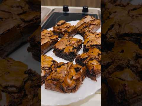 3 layers Chocolate Brownies|classic brownie |recipe you never knew before|#food #chocolate #brownie