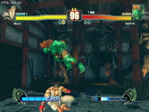 Nico_M13 (Ryû) vs Hiei- (Blanka) [Mercredi 24 Février 2010]