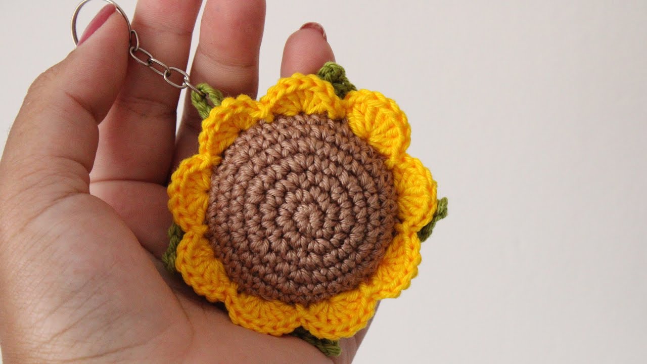Chaveiro | Flor Amigurumi