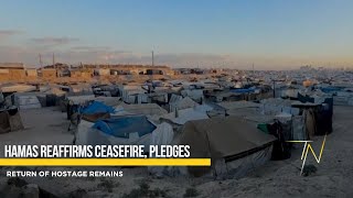 Hamas reaffirms ceasefire, pledges return of hostage remains