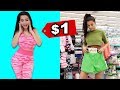 1 Dollar Store OUTFIT CHALLENGE