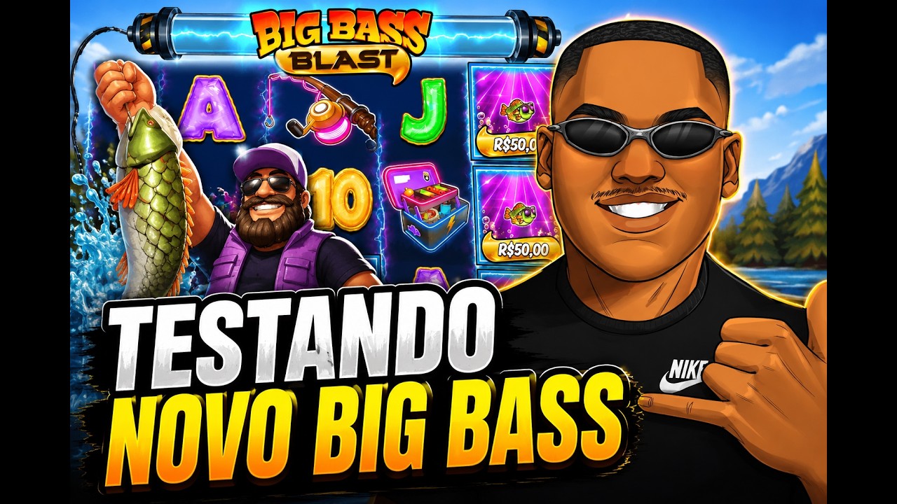 PEGUEI 2 BONUS ALTO NESSE NOVO SLOT  ( BIG BASS BLAST)