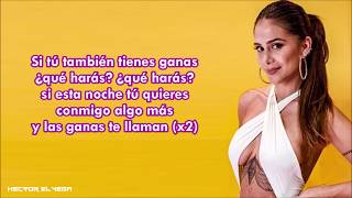 Greeicy - Ganas (Letra Oficial) 2019