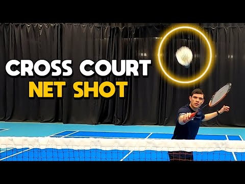 Early Cross Court Net Shot || Cross Net Series Pt 1