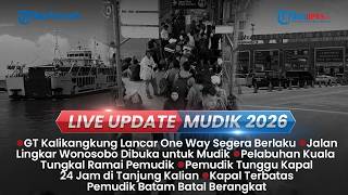LIVE UPDATE SORE: Pantauan Arus Mudik GT Kalikangkung, Pemudik Menunggu 24 Jam di Pelabuhan Mentok