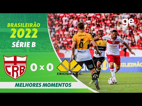 Gols e lances de CRB x Criciúma