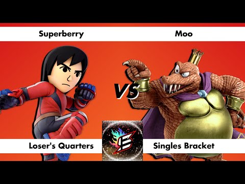 SmU5h #138 - Loser's Quarters - Superberry (Mii Brawler) vs Moo (King K. Rool)