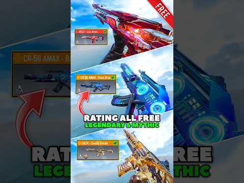 Rating all Free Legendary & Mythic guns  in CODM